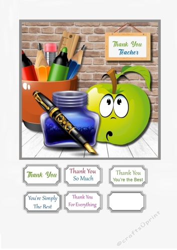 Thank You Teacher for Male or Female