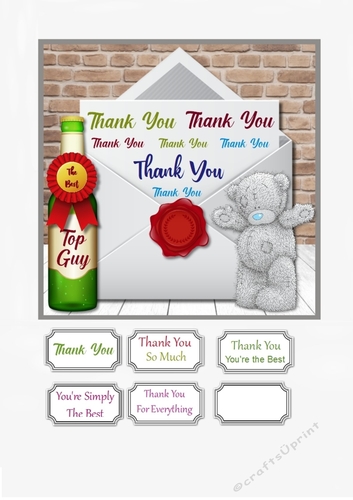 Tatty Teddy Thank You Male