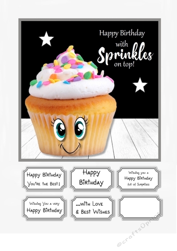 Happy Birthday with Sprinkles on top