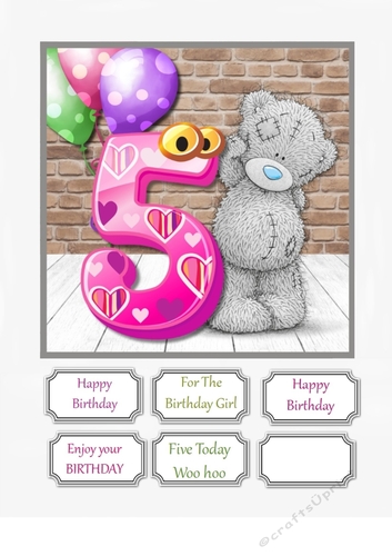 Tatty Teddy 5 today girl