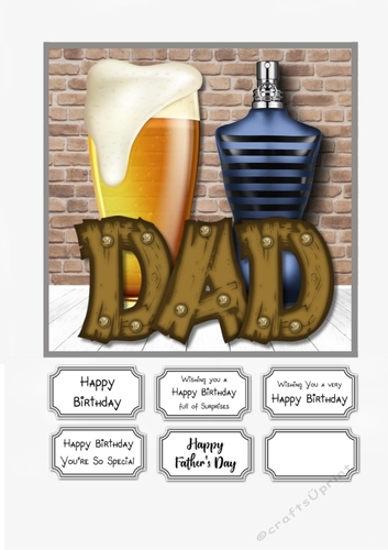 DAD Birthday or Fathers Day
