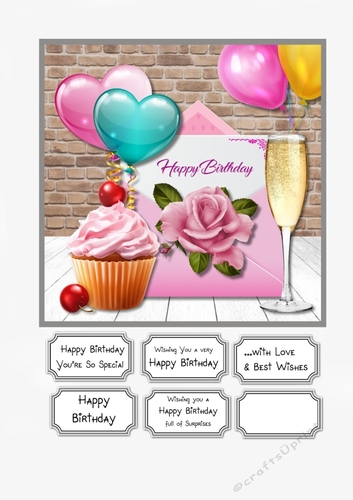 Ladies Card Topper