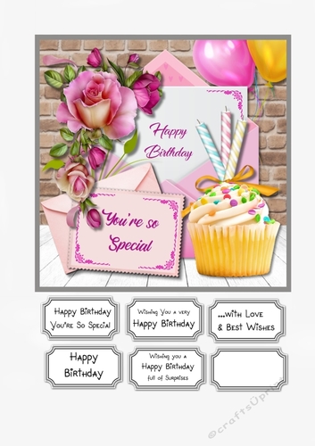 Ladies Card Topper