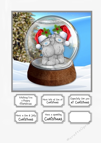Tatty Teddy Christmas Snow Globe