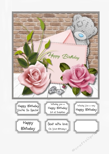 Tatty Teddy with Flowers