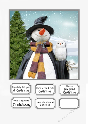 Harry Potter themed Snowman