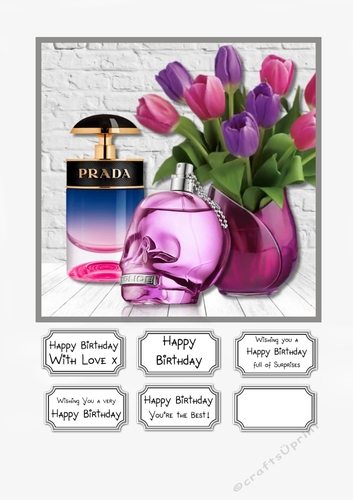 Ladies Card Topper