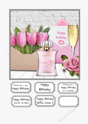 Ladies Card Topper