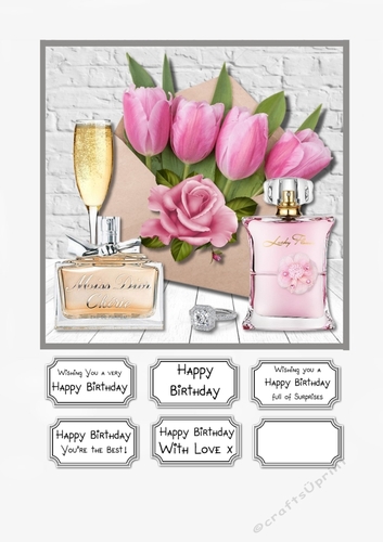 Ladies Card Topper