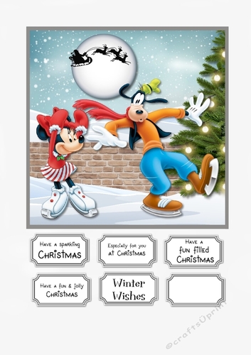 Goofy and Minnie Christmas