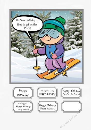 Its your Birthday..time to get on the PISTE!