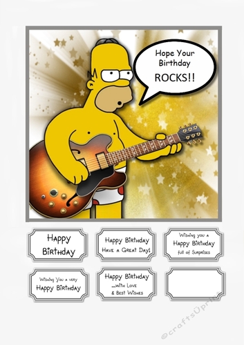 Homer Hope Your Birthday ROCKS!