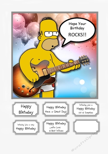 Homer Hope Your Birthday ROCKS!
