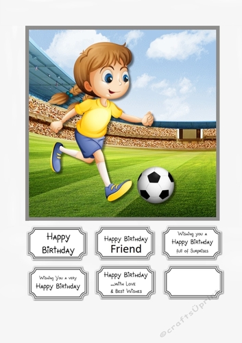 Girls like football too