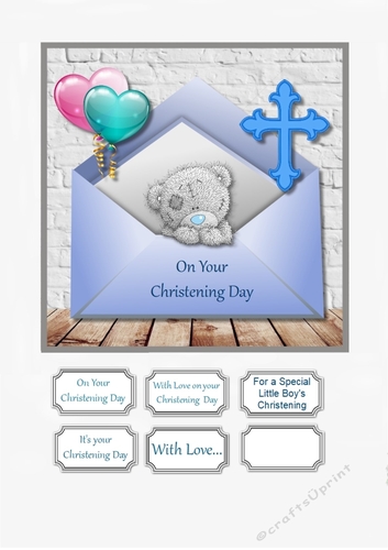 Tatty Teddy Boy Christening 