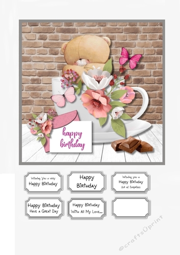 Forever Friends Floral Cup
