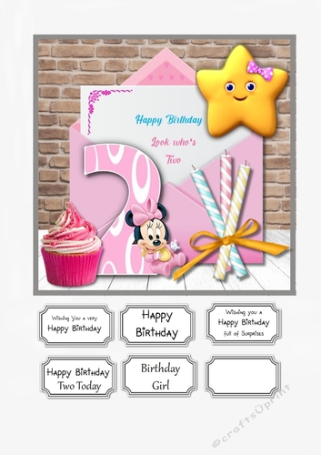 Minnie Mouse Two Today