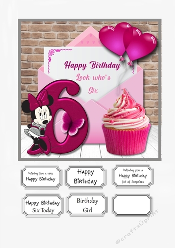 Minnie Mouse Six Today
