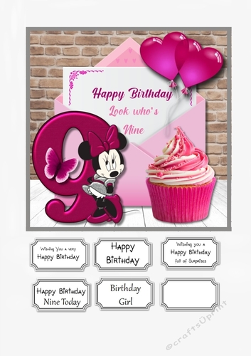 Minnie Mouse Nine Today