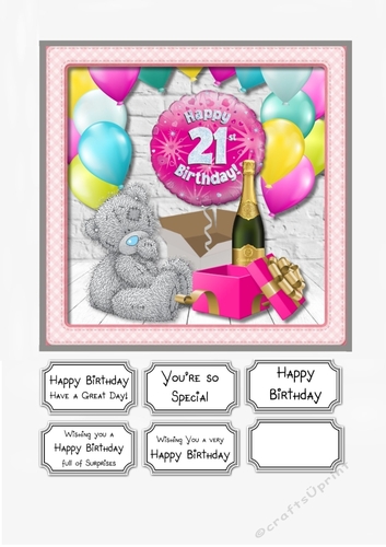 Tatty Teddy 21st Birthday