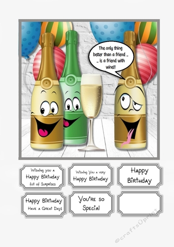 The Only Thing Better Than a Friend is a Friend With Wine!!