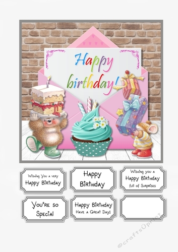 Hedgehog and Mouse Birthday