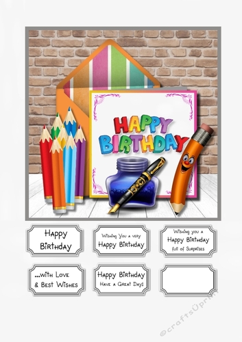 Birthday Card Topper