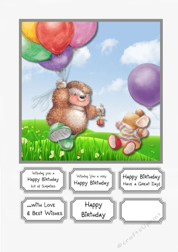 Hedgehog and Mouse Birthday