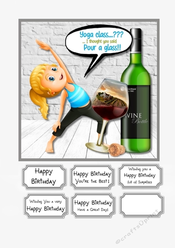 Yoga Class??....I thought you said Pour a Glass!!