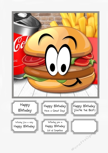 Burger and Fries Birthday