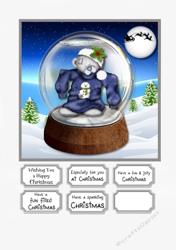 Snow Globe Tatty Teddy Christmas Jumper