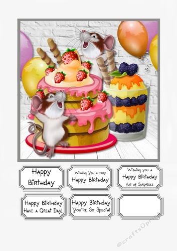 Cute Mice Birthday