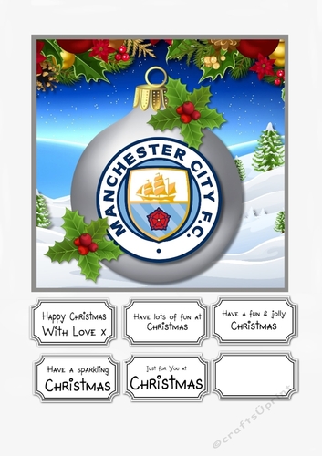 Manchester City fan Christmas