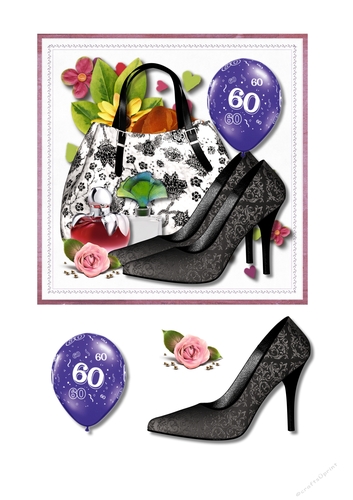 Ladies 60th Birthday card