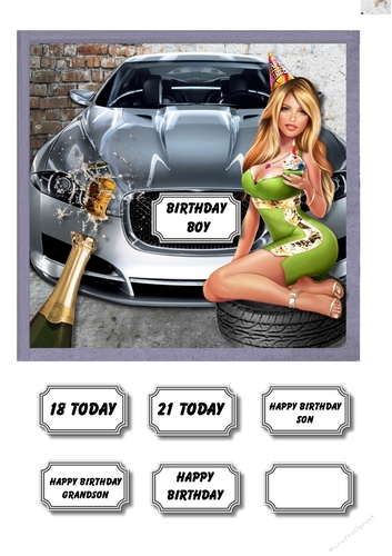 Birthday Boy car