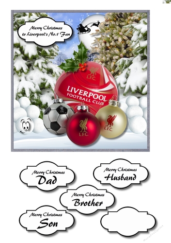 Merry Christmas Liverpools No.1 Fan