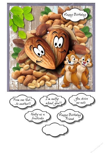 From one nut to another with chip and dale