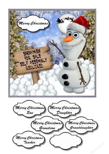 Olaf .....Snowmen for sale