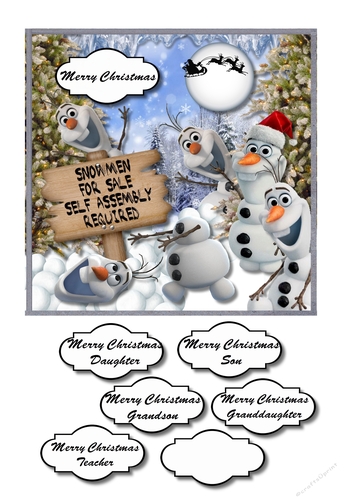 Olaf ...Snowmen for sale 2