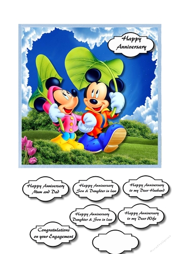 Mickey and Minnie Anniversary/Engagement
