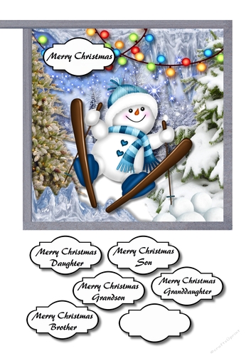 Snowman crash landing