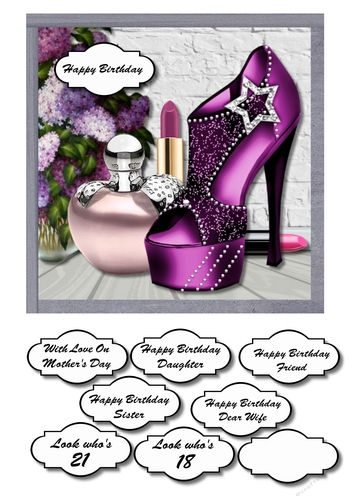Shoe Box purple