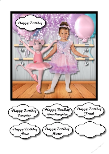 Twinkle toes ballerina girl