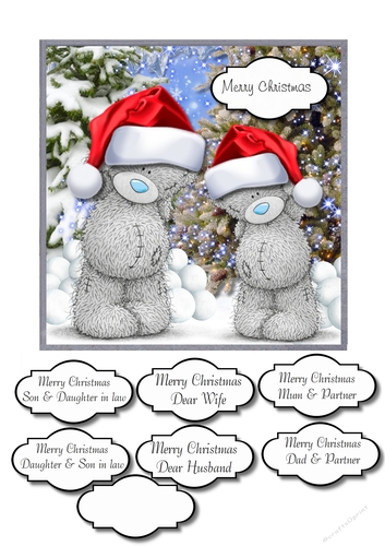 Tatty Teddy Christmas winter wonderland