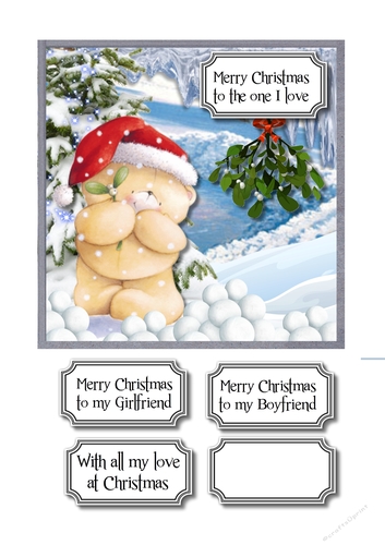 Forever Friends at Christmas to the one I love