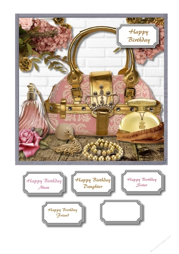 Pink and Gold Accessories