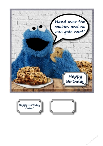 Hand over the cookies and no one gets hurt