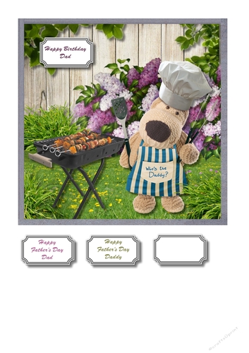Boofle barbecue Fathers Day or Dad/Daddy Birthday