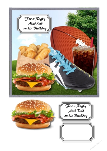 Rugby mad with fast food