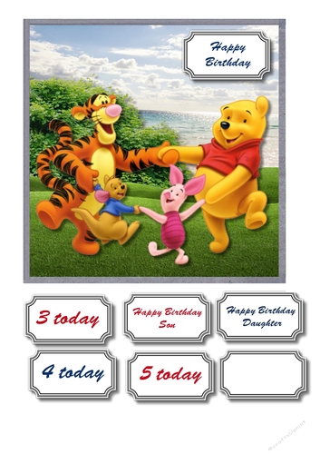 Winnie the Pooh and friends